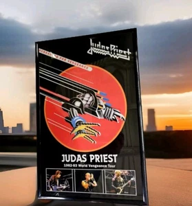 Judas Priest 1982-83 World Vengeance Tour Poster 11 X 17 Framed - Picture 1 of 2