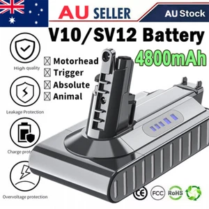 4800mAh For Dyson Cyclone V10 SV12 Lithium Battery V10 Animal Absolute Motorhead - Picture 1 of 12