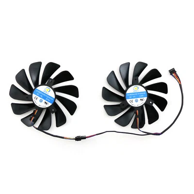 For Sapphire R9 380 R9 390 Graphics Card Cooling Fan Cooler Fan Set Repair Parts - Image 1 of 4