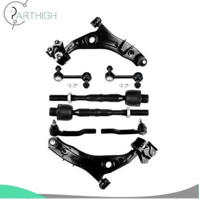 8x Barra estabilizadora delantera brazo de control y rótula varilla de amarre para Lincoln MKX 2007-2015 Foto 1 de 4