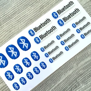 25pcs Bluetooth 3D domed sticker decals - Picture 1 of 3