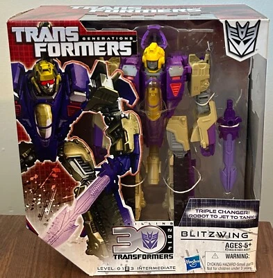 Transformers Blitzwing Thrilling 30 Years 2014 Figure New 2012 T8 - Image 1 of 4
