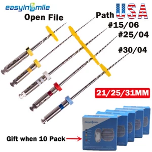 Easyinsmile Dental Endo Rotary Files X3 Endodontic NITI Root Canal Curved Files  - Picture 1 of 23