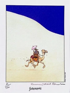 Plessix - Ex-libris numéroté signé - Le Vent dans les Sables T3 - Fantasmagories - Imagen 1 de 1