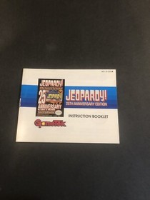 Jeopardy 25th Anniversary Nes Manual