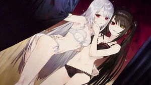Anime date a live tokisaki kurumi girls red eyes panties Playmat Gaming Mat Desk - Picture 1 of 1