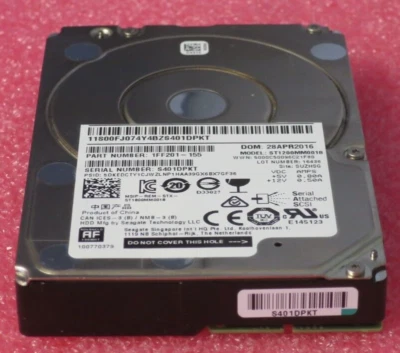 Seagate 1.2TB 2.5" 10K SAS 12Gb/s AF HotSwap 2.5" Internal HDD ST1200MM0018 - Image 1 of 4