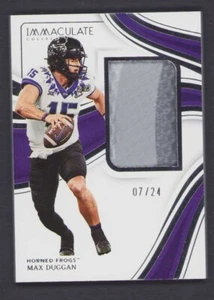 Max Duggan 2023 Immaculate Collegiate Sneaker Sneak Peek /24 - Picture 1 of 2