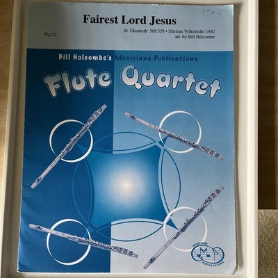 Fairest Lord Jesus~ Flute Quartet ~ Sheet Music - Image 1 of 3