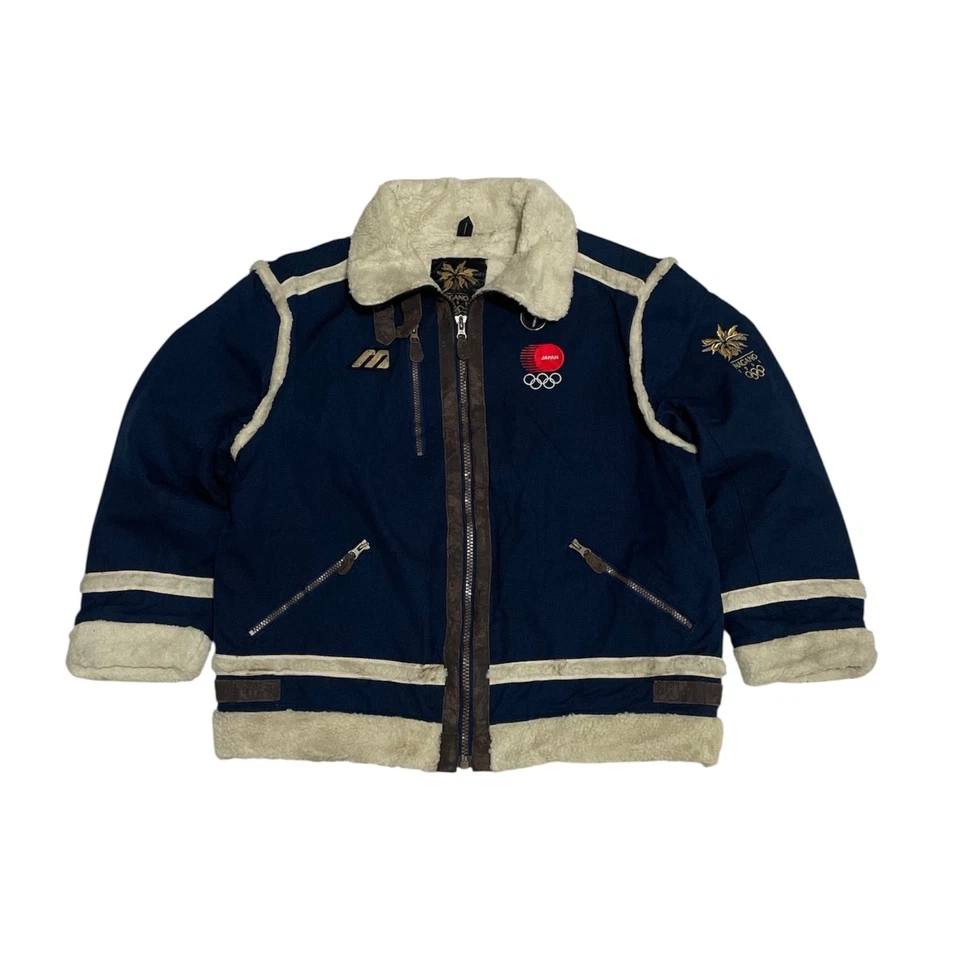 Chaqueta Sherpa Vintage Mizuno Olympic Japón 1998 Foto 1 de 4