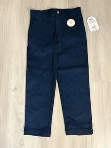 Wonder Nation boys pants size 6 Flat Front Blue Cove School Pants - Picture 1 of 7