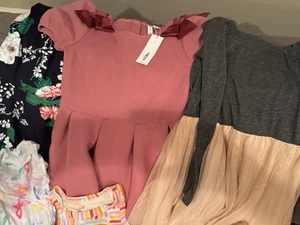 Lot of Size S 6/6X Girls Clothes: Dresses 8 Pieces: Janie&Jack, Nautica, GAP & - Picture 1 of 24