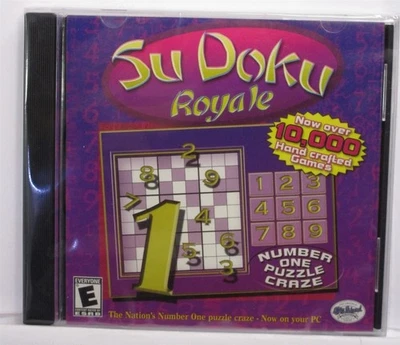 Video Game PC Sudoku Su Doku Royale Over 10000 Games NEW SEALED Jewel - Image 1 of 2