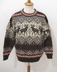 Skjäveland Island Norweger Strick Pullover Grösse M Herren Schurwolle ZD489 - Bild 1 von 6