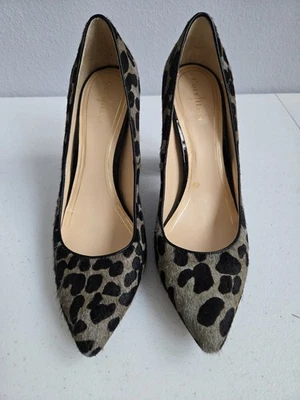 Cole Haan Mujer 9B Pelo de Vaca Estampado de Leopardo Punta 4 pulgadas Tacones Foto 1 de 4