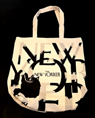 The New Yorker Magazine Canvas Tote Bag Edward Steed Monsters Limited Edition - Image 1 of 4
