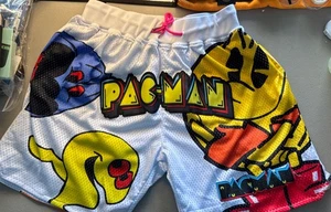Pacman Shorts Athletic Basketball Mesh Men Medium Ghost Headgear Classics - Picture 1 of 6