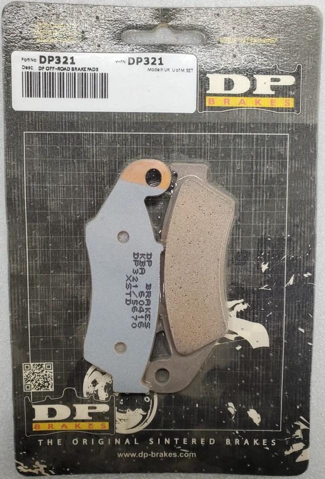 DP321 DP FREIOS PASTILHAS SINTERIZADAS PADRÃO HONDA, KAWASAKI, BETA, GÁS, YAMAHA, SUZUKI - Imagem 1 de 4