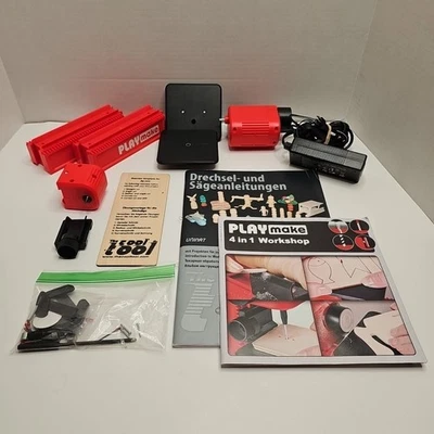 Rompecabezas de trabajo PLAYMAKE 4 en 1 seguro para niños taller de madera apto para niños 801200 Foto 1 de 4