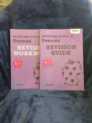 Pearson Revise AQA GCSE German Revision Guide And Workbook Bundle - 2 Books - Image 1 of 4