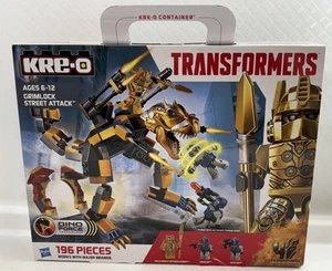 New Hasbro Kre-O Transformers Grimlock Street Attack With Dino Force Technology - Picture 1 of 7
