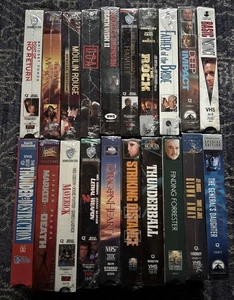 20 NEW Factory Sealed VHS VCR tapes Lots Of Stars Great Film Lot - Picture 1 of 5