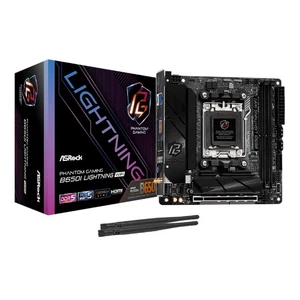 Asrock B650I Lightning WiFi DDR5 mini ITX AM5 Motherboard WiFi 6E, BT5.2 - Black - Picture 1 of 6