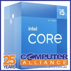 Intel S1700 Core i5 12400F 6 Core CPU 2.5GHz BX8071512400F - Picture 1 of 1