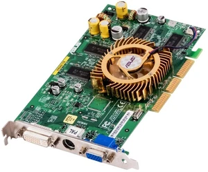 Graphic Card ASUS Nvidia Geforce Fx 5600 128MB V9560 / Td / P/128m / Act - Picture 1 of 2