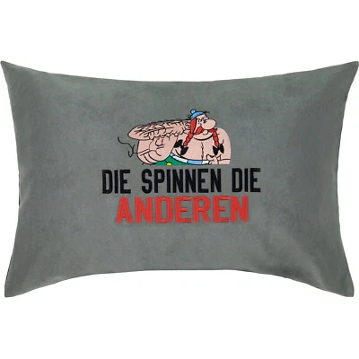 EXPRESS-STICKEREI GMBH Die spinnen die Anderen Kissen Asterix & Obelix Motiv Comic Fan Geschenk Gallier