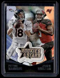 Parches bordados Panini Rookies & Stars 2015 Jameis Winston/Peyton Manning - Imagen 1 de 2