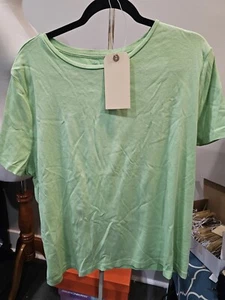 NWT Talbots Short Sleeve Light Green Top 3X - Picture 1 of 4