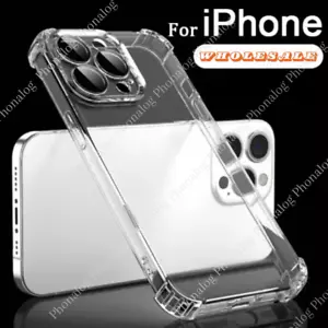 Wholesale Bulk Lot Clear Phone Case Cover For iPhone 15 14 13 12 11 Pro XR 8 7 6 - Picture 1 of 12
