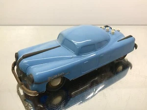 BELCO LUX BAKELITE LIMOUSINE WINDUP CLOCKWORK CAR -BLUE L24.5cm rare- GOOD - Imagen 1 de 9