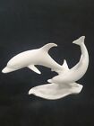 Large AK KAISER Bisque Porcelain Figurine - Dolphin Pair, Design by G. Bochmann 