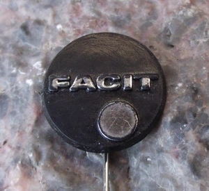 Vintage Facit mechanische elektronische Taschenrechner Schweden Werbe Pin Abzeichen - Bild 1 von 2