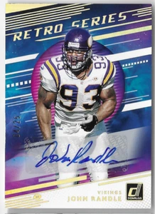 JOHN RANDLE 2020 DONRUSS AUTO AUTOGRAMMKARTE RETRO SERIE #4/25! - Bild 1 von 1