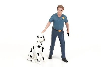 Fire Dog Training Firefighters American Diorama 76420 1:24 3" Foto 1 de 2