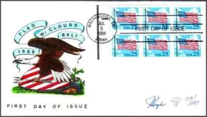 #2285A Flag and Clouds Pugh FDC - Picture 1 of 1