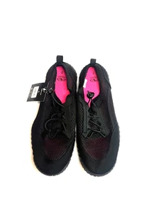 NEW Athletic Works Bungee Black Water Shoes Women Size 9 - Picture 1 of 13