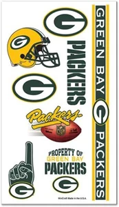 NFL Green Bay Packers Temporary Tattoo Sheet - Picture 1 of 5