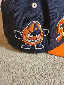 Orangemen Syracuse University Snapback Hat Zephyr Adjustable NCAA Cap Vintage - Picture 1 of 10