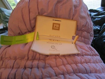 Pottery Barn Teen Ruched  full queen quilt  lavender New w tag - Image 1 of 3