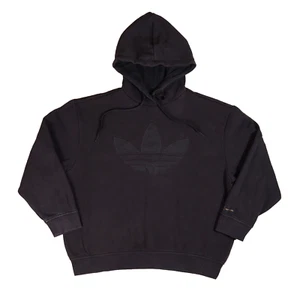 Adidas Marimekko Hoodie Gr. UK 8 schwarz Relaxed Fit 3D Trefoil Logo Fleece gefüttert - Bild 1 von 12
