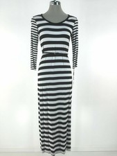 calvin klein shadow stripe maxi dress