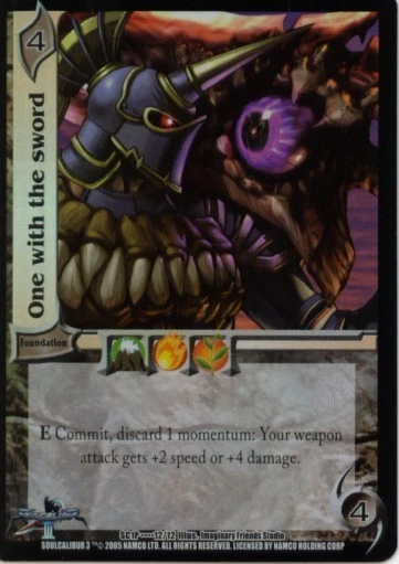 UFS CCG Soul Calibur III one with the Sword Foil Promo MINT - Image 1 of 1