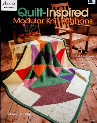 Afghans Quilt Inspired Modular Knit Patterns By Annie's - Image 1 of 4