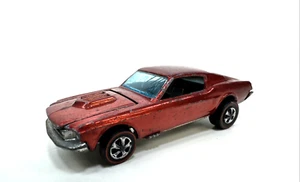 Hot Wheels Redlines 1967 Custom Mustang Red With Grey Interior (READ) - Picture 1 of 15