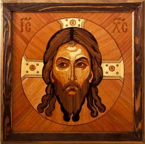Gesù Cristo Salvatore Ortodosso Bizantino Cristiano nostro Signore Icona Muro - Picture 1 of 13