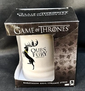HBO Game of Thrones Ours Is the Fury Baratheon Ceramic Mug [VHTF] (NIB) - Picture 1 of 7